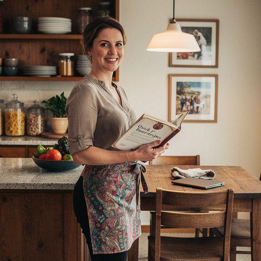 A vibrant salad topped with grilled shrimp, demonstrating a nutritious and speedy dinner choice.